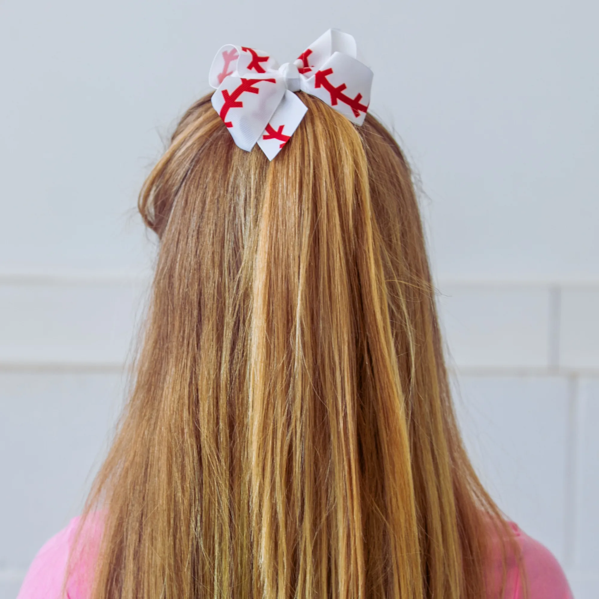 Baseball Seam Sports Classic Hair Bow