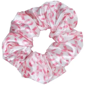 Breast Cancer Awareness Velvet Scrunchie