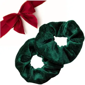 Forest Velvet Scrunchies - 2 Pack