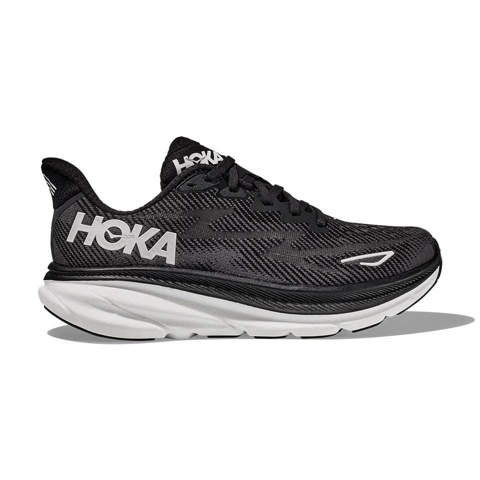 HOKA Men's Clifton 9 Black/White