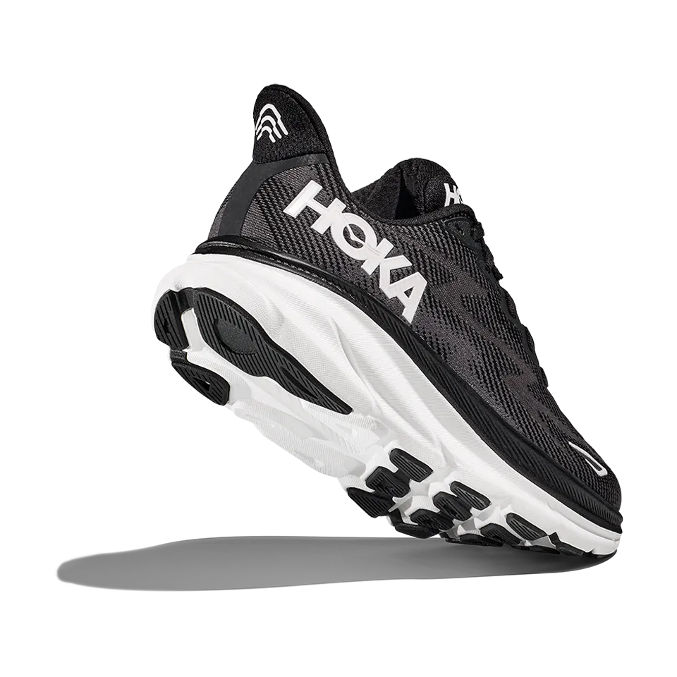 HOKA Men's Clifton 9 Black/White