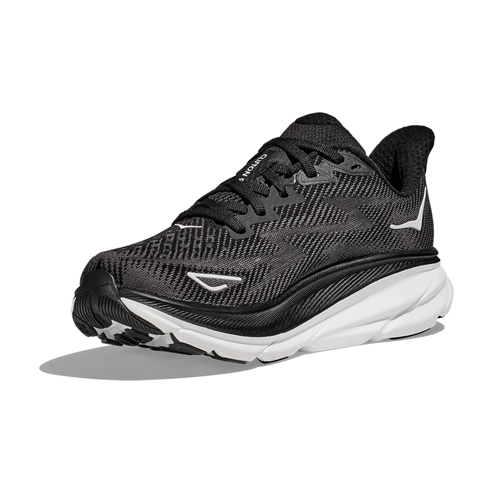 HOKA Men's Clifton 9 Black/White