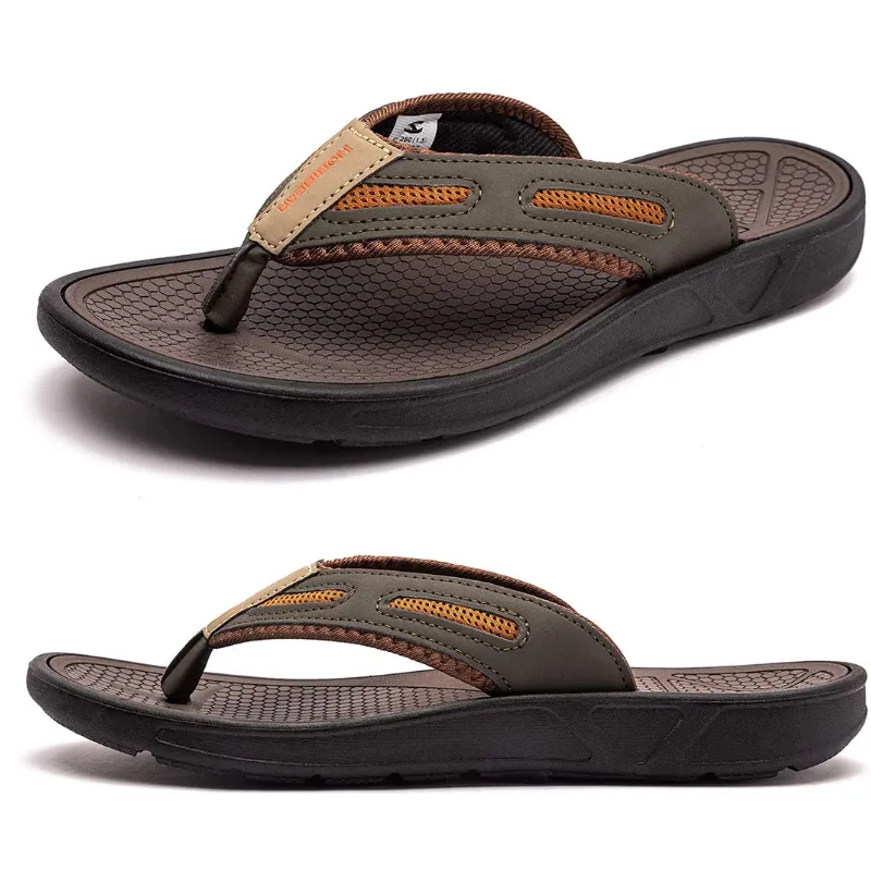 Men's Outdoor Sport Thong Sandals With Arch Support