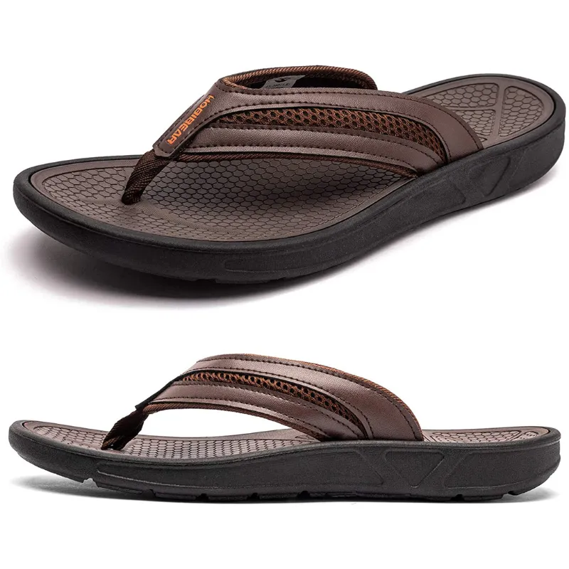 Men's Outdoor Sport Thong Sandals With Arch Support