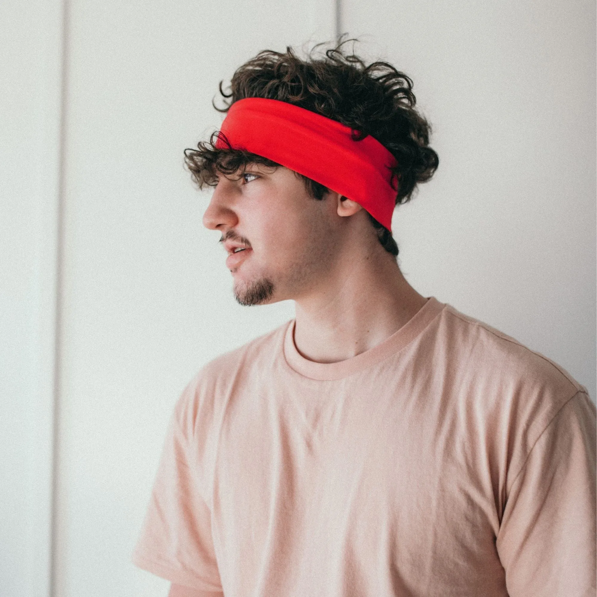 Red Wide Headband